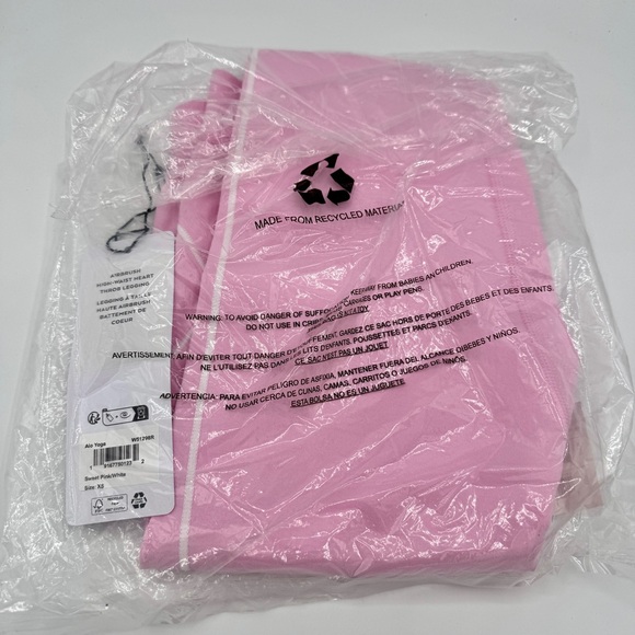 NWT Alo Airbrush High-Wasted Heart Throb Legging in Sweet Pink Yoga Brand new - Picture 9 of 16